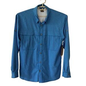 NWT Rugged Exposure Vented long Sleeve Shirt Men’s Medium UPF 30 Fishing Outdoor